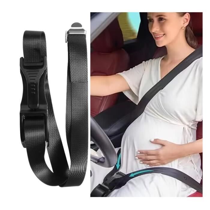 Ceinture De Sécurité Grossesse Réglable - Pour Femmes Enceintes, Post-césarienne, Obésité Abdominale - Facile à Installer