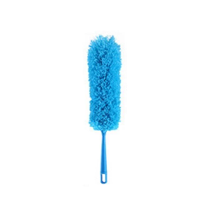 Plumeau Télescopique Extensible 33 à 80 Cm - Manche En Acier, Tête Microfibre Lavable, Pour Poussière Hauts Et Stores