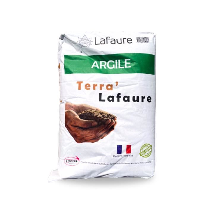 Meilleurs prix pour Lafaure - Argile bentonite Terra LAFAURE Farine - Sac de 25 kg