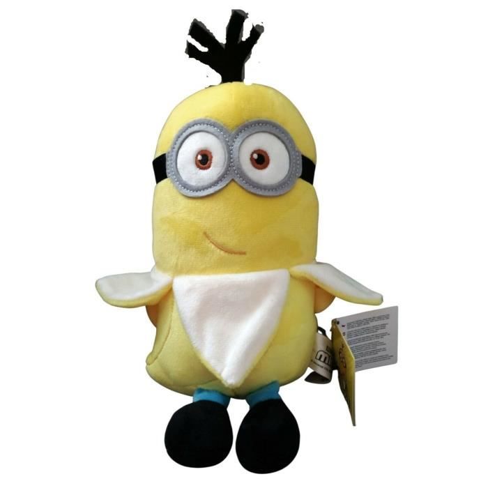 Peluche Minions - Kevin Banane - 20cm - Blanc