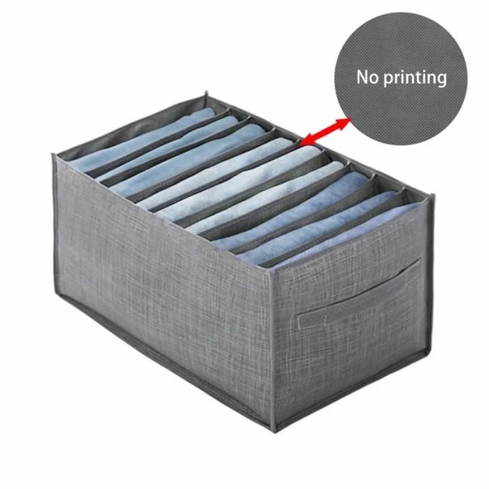 Lot De 10 Organiseurs De T-shirts Empilables - Rangement Garde-Robe, Tiroirs Et Armoire Pour Chemises Et Vêtements