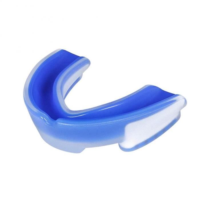 KYLOS Lot De 2 Protège-dents Enfants 9-15 Ans – Silicone, Noir/blanc, Pour Boxe Rugby