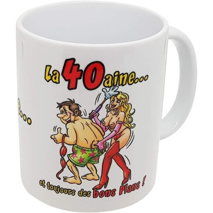 Mug Drôle 'Confinement 2020' - Tasse Céramique Blanche, Idée Cadeau Noël/Anniv (Neuf En Boîte)