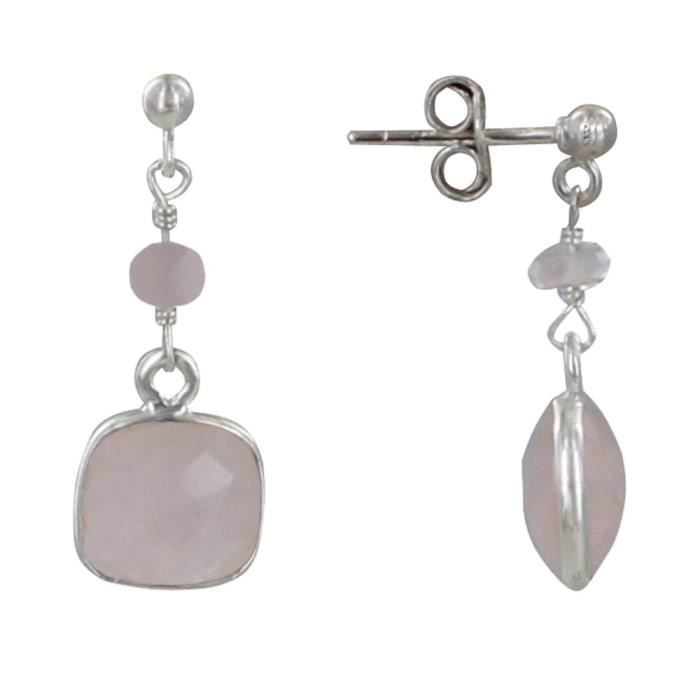 LES POULETTES BIJOUX Orecchini In Argento 925 Con Perline Di Sodalite - 3