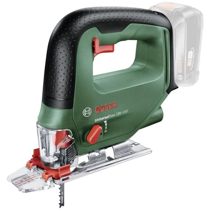 Bosch Home and Garden UniversalSaw 18-100 Scie sauteuse sans fil 0603011100 sans batterie 18 V 2.5 Ah