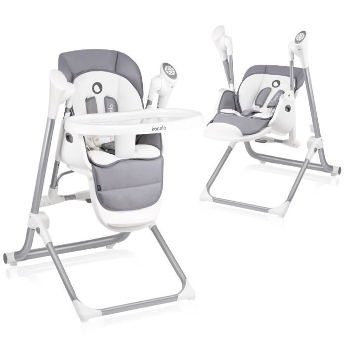 Lionelo Chaise Haute Bebe Niles Evolutive 3en1 Avec Balancement Gris Cdiscount Puericulture Eveil Bebe Lionelo Chaise Haute Bebe Niles Evolutive 3en1 Avec Balancement Gris Cdiscount Puericulture Eveil Bebe