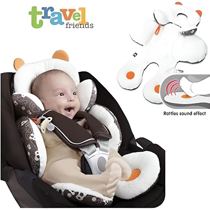 Bebe 2 En 1 Reversible Tete Et Le Corps Support Pour Poussette Siege Auto Amovible Bebe Support De Cou Avec Coton Bio Reglable S Cdiscount Puericulture Eveil Bebe