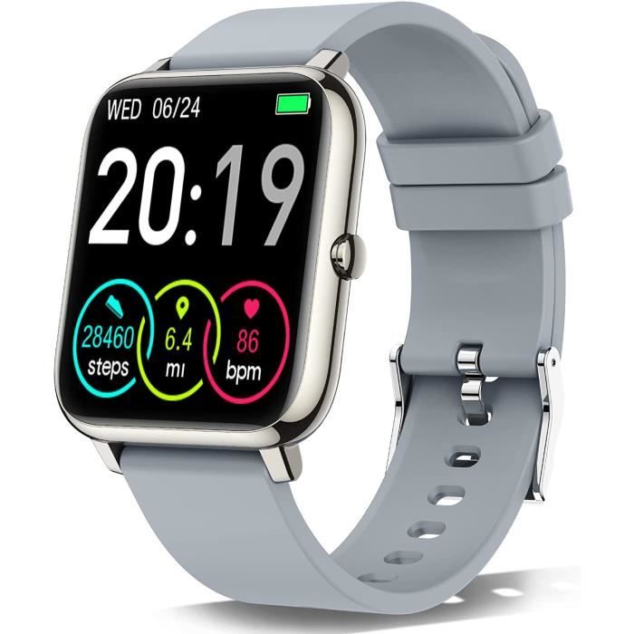 Montre Connectée Homme Femmes Smartwatch Montre Sport Podometre Cardiofrequencemètre Bracelet Connecté Etanche Trackers dAct[144]