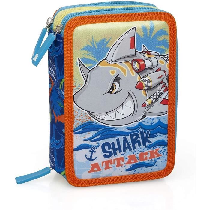 Trousse à Crayons Barbie Triple Niveaux – Remplie, Multi-compartiments, Idéale Pour L’école