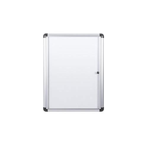 Bi-Office Vitrine d'Affichage Interieur Enclore Extra, Tableau Blanc Magnétique Verrouillable, 490 x 664 mm, 4 x A VT61010969