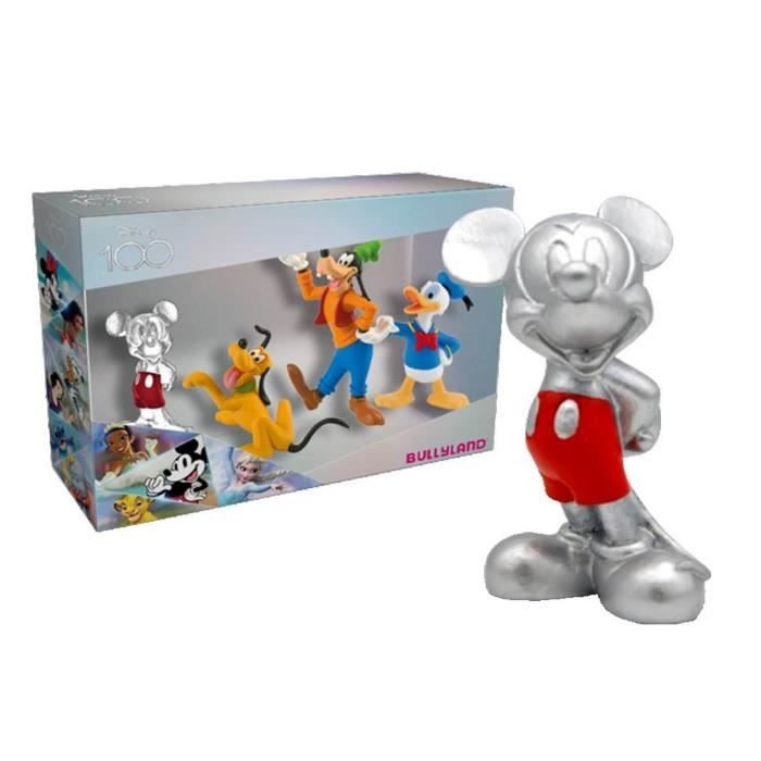 Figurines - BULLYLAND - Mickey et ses amis - Coffret classique 100 ans  Disney - Rouge platine - 4 figurines - Cdiscount Jeux - Jouets