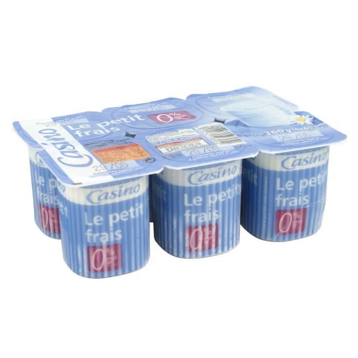 Casino Le Petit Frais Petit Suisse 0 Nature 6x60g Cdiscount Au Quotidien
