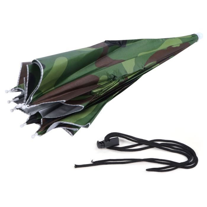 Chapeau Parapluie XiXiRan - Anti-UV Et Imperméable - Diamètre 95cm - Pliable Et Réglable