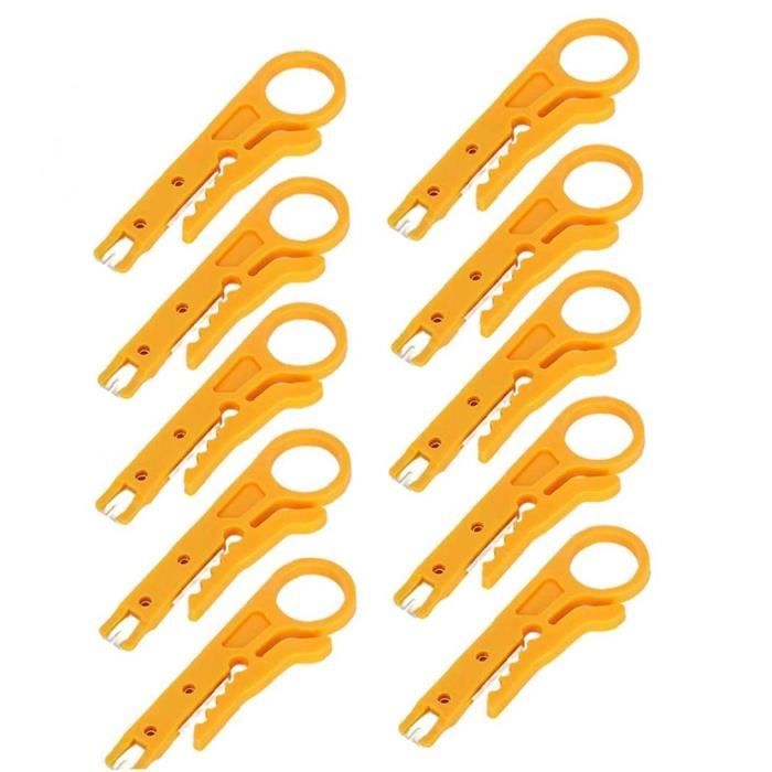 GOTOTOP Outils à Dénuder Pince à Dénuder Et à Couper Les Fils En Acier