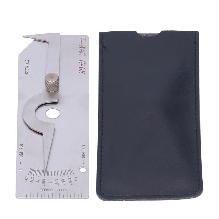 Tofficu Jauge De Foret Noir à Alliage D'aluminium Outil De