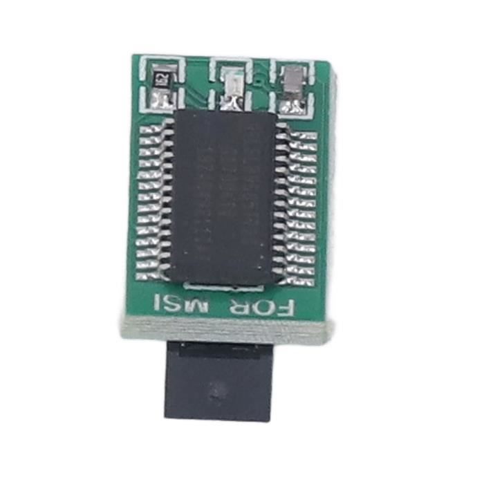 Module TPM 2.0 20 Broches - Sécurité Cryptage Pour Carte Mère - Compatible Gigabyte, Remplacement Sécurité PC - 7