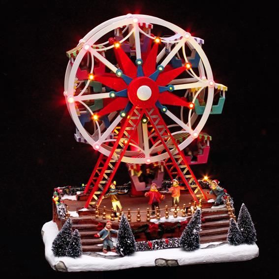 Grande roue de Noël illuminée d'Hiver - Cdiscount Maison