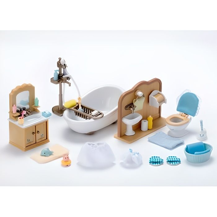 SYLVANIAN FAMILIES 2952 Set De Salle De Bains - Les meubles et accessoires  - Cdiscount Jeux - Jouets