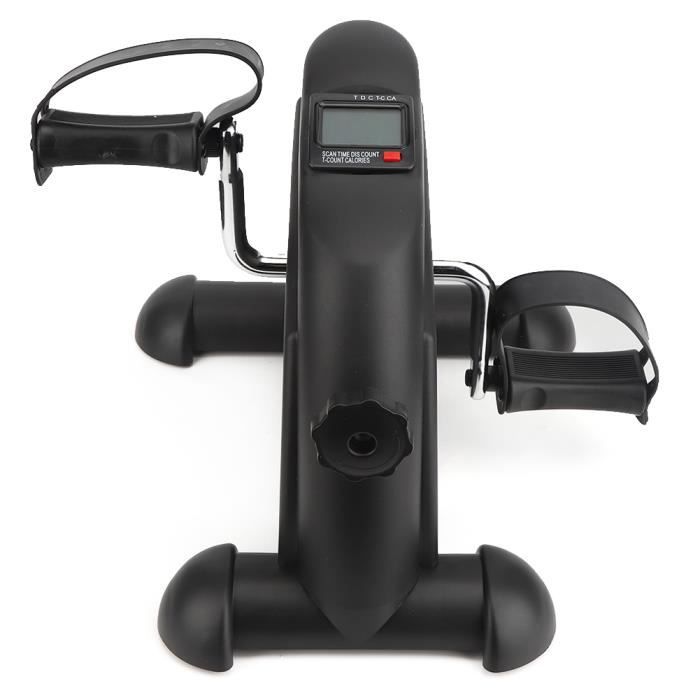 Mini Vélo D'exercice Pliable - Pédalier Bras/jambes, Résistance Réglable, Affichage Numérique
