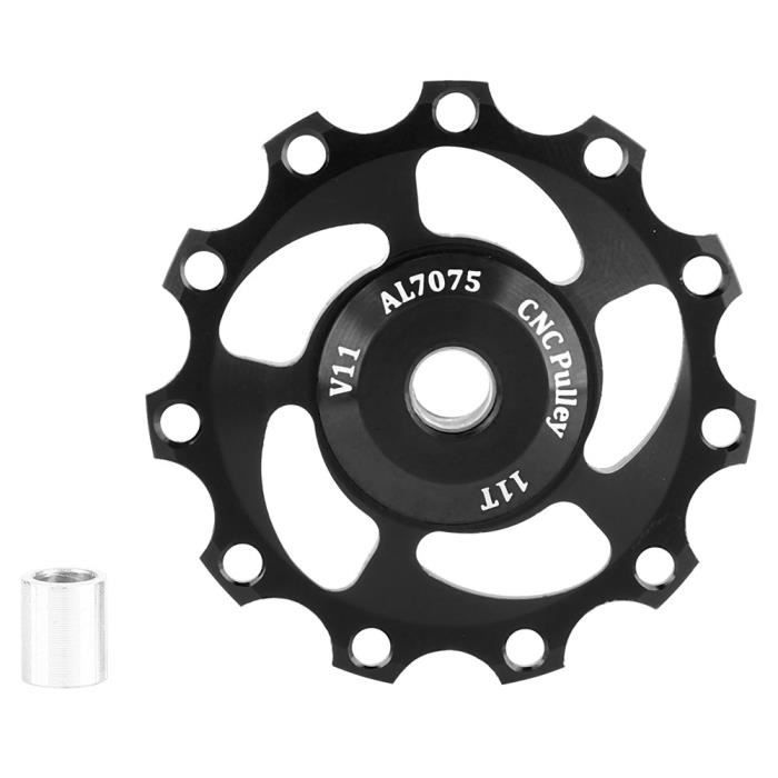 Lot De 2 Roues De Guidage Vélo 11T Violet - Poulie Dérailleur Alliage Aluminium Durable