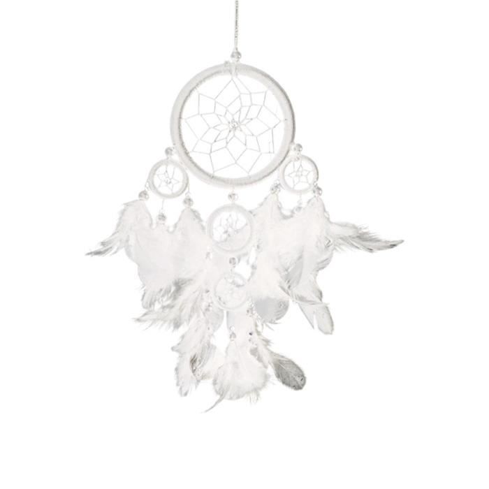 Attrape-rêves - Attrape-rêves Plumes blanches Décoration