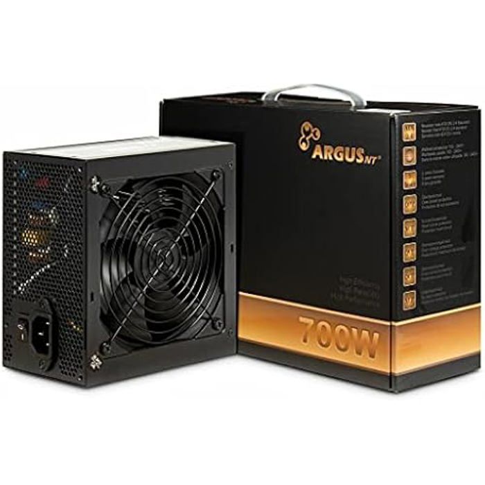 Unité d'alimentation - INTER-TECH - ArgusNT BPS-700 - 700 W - 20+4 pin ...
