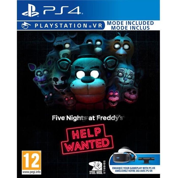 Jeu vidéo - Five Nights At Freddys Help Wanted - PS4 - Action - PEGI 12+ - En boîte