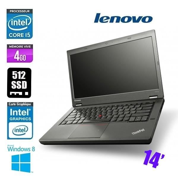 Top achat PC Portable LENOVO THINKPAD T440P CORE I5 4300M 2.6GHZ pas cher