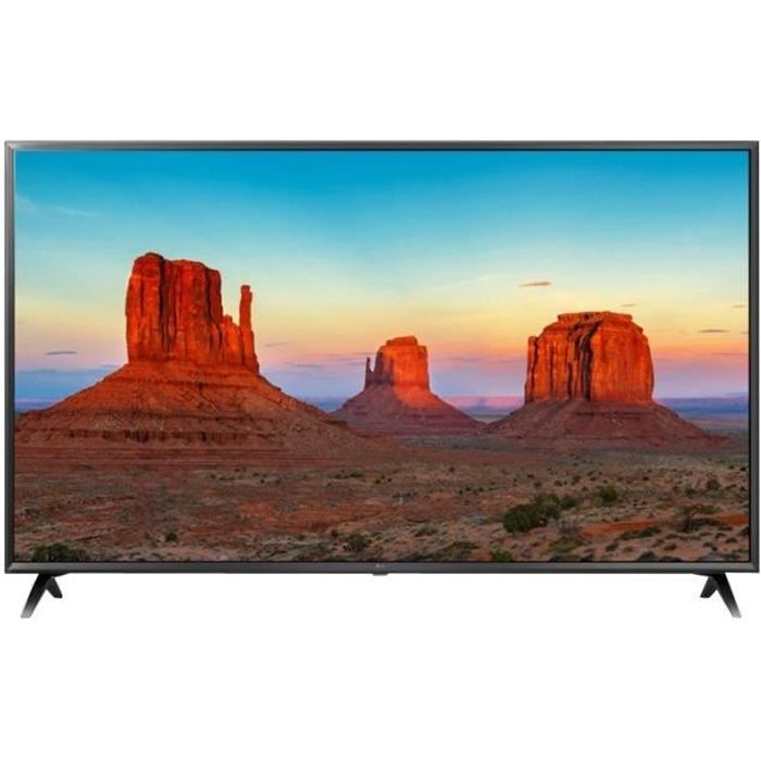 TV LED 55'' LG 55UK6300PLB - 4K UHD HDR - Smart TV WebOS - 3 X HDMI - Classe énergétique A+