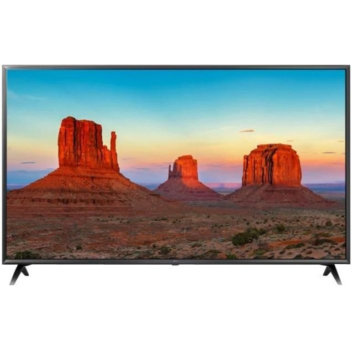 TV LED 55'' LG 55UK6300PLB 4K UHD HDR Smart TV WebOS 3 X HDMI Classe énergétique A+