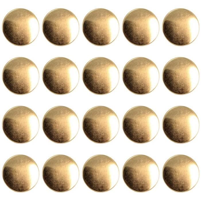 Lot De 20 Boutons Dorés - Neufs, Pour Couture, Customisation Vêtements Ou Accessoires