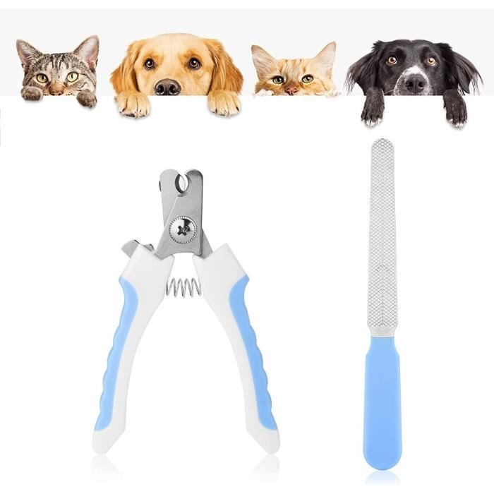 Comparer les prix de MEIDONG Coupe Ongles chien,Coupe Griffe avec Lime à Ongles, Coupe-ongles pour Chats Chiens avec garde de sécurité.