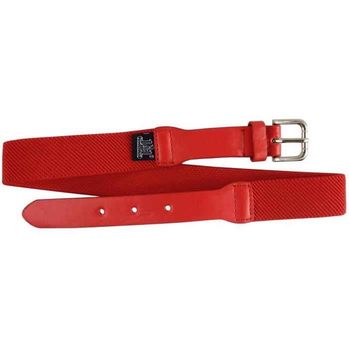 Ceinture Enfant Elastique Mixte Pour Garcon Et Fille Rouge Cdiscount Pret A Porter