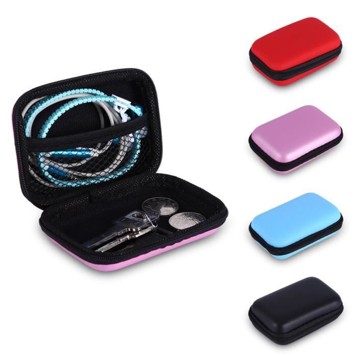 Petit Mini Écouteur Câble Chargeur USB Digital Organisateur Sacs de stockage étui Housse