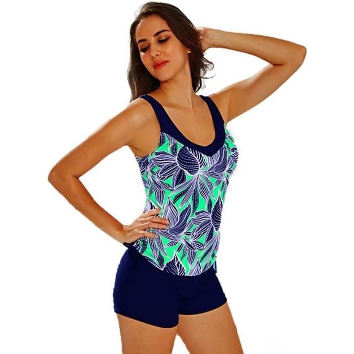 maillot de bain 2 pièces shorty pas cher