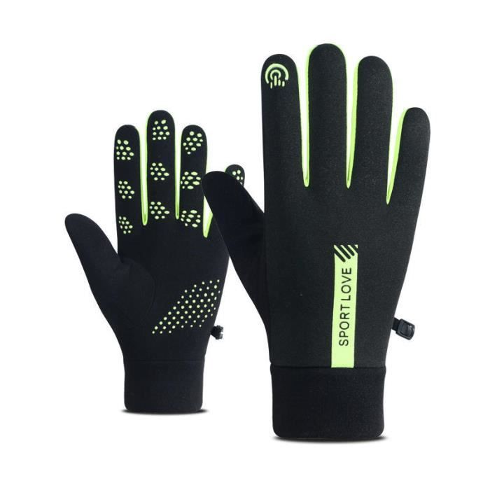 Gants Doublure Chauffants,sous Gants à Écran Tactile Gants de Cyclisme  Respirant Antidérapant pour Running Ski Snowboard Moto Vert - Cdiscount  Prêt-à-Porter