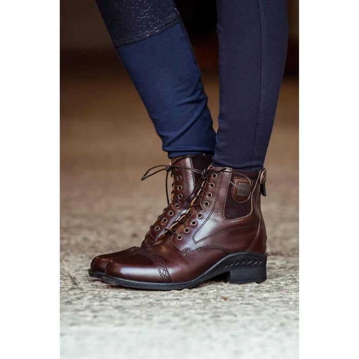Bottines déquitation en cuir femme B Vertigo Jodhpur Jupiter - ambre brown Bottines déquitation en cuir femme B Vertigo Jodhpur Jupiter - ambre brown