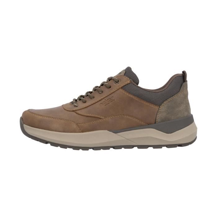 Rieker Basket Basse - RIEKER - Divano - Marron - Lacets - Compensé - Homme