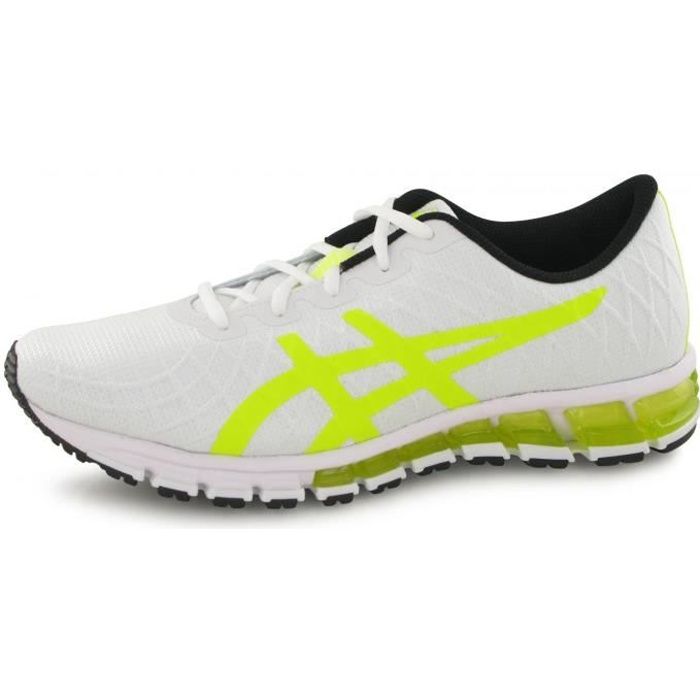 صور مؤخرة كبيرة Chaussures Asics Gel Quantum 180 blanc / jaune hom صور مؤخرة كبيرة