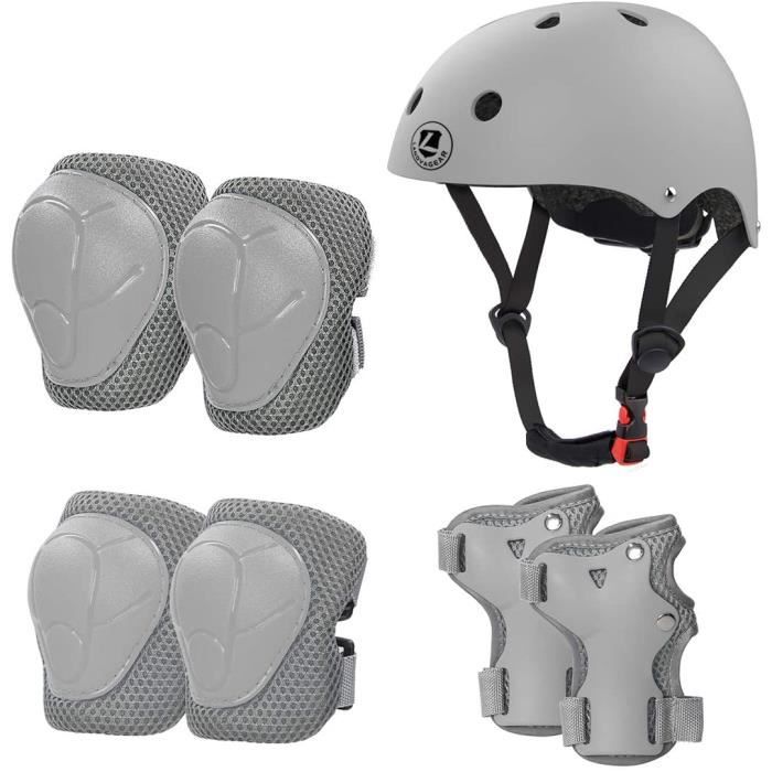 Set de protection Basic bleu/jaune pour skate Set de protection Basic bleu/jaune pour skate
