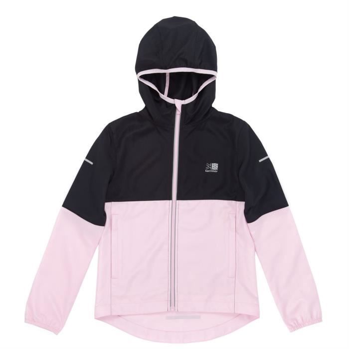 Veste Cycliste Karrimor Homme Noir/Verte Taille S - Softshell Légère Avec Poches Zippées