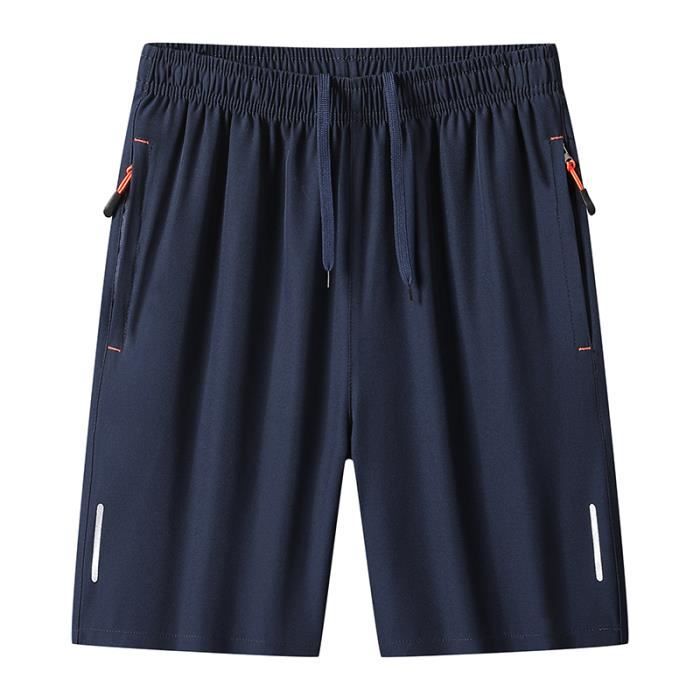 HMIYA Short 2 en 1 Homme Sport Shorts de Course Séchage Rapide Double