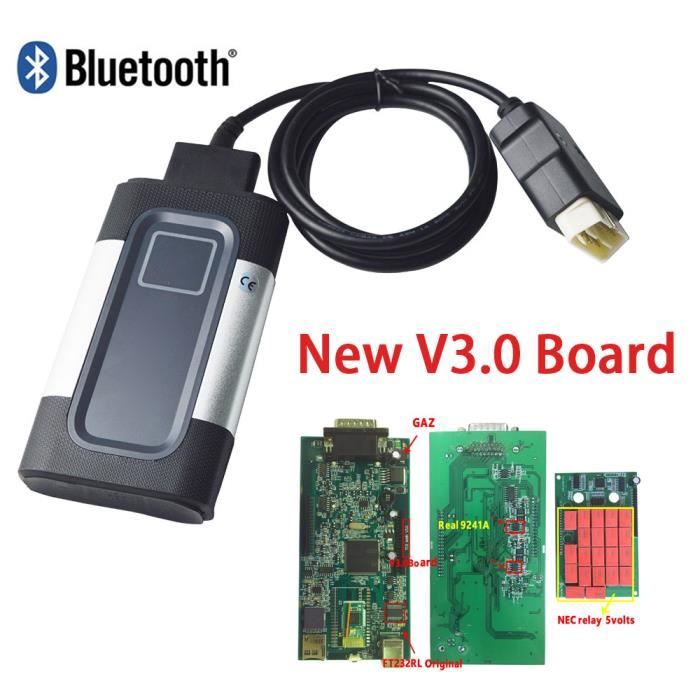 Outil de Diagnostic de Voiture de camion Bluetooth OBD2 Scanner DS150 TCS CDP Pro DS150E V3.0 Nouveau VCI 2020.23 Delphis A2