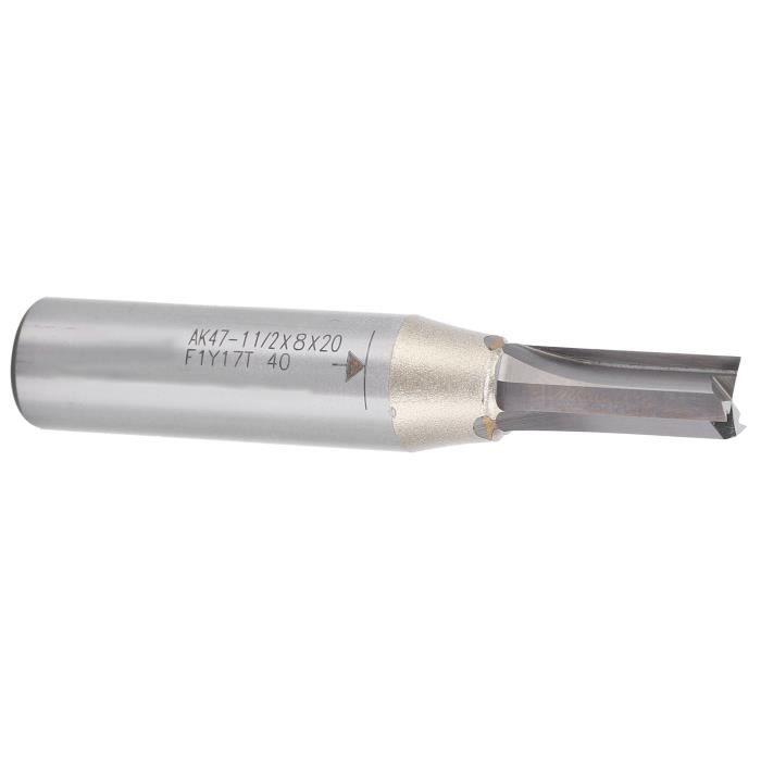 3 Fraises 2 Dents à Taille Droite HTK – Pour Bois, PVC, ABS, MDF, Mousse – Dia 3×2.0×8 Mm Pour CNC
