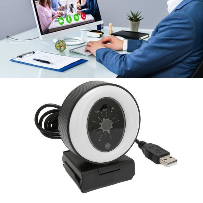 Type 1--Webcam HD 1080P 2K, Autofocus, USB, Caméra Pour Ordinateur Portable, Avec Microphone Et
