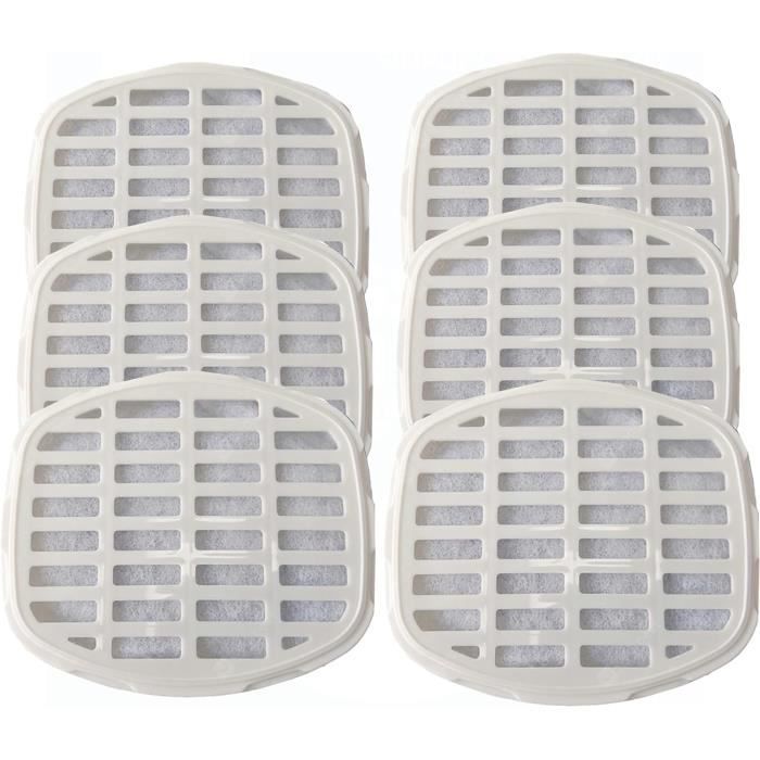 Lot De 5 Filtres De Rechange Pour Fontaine À Eau Pour Chat, Filtration