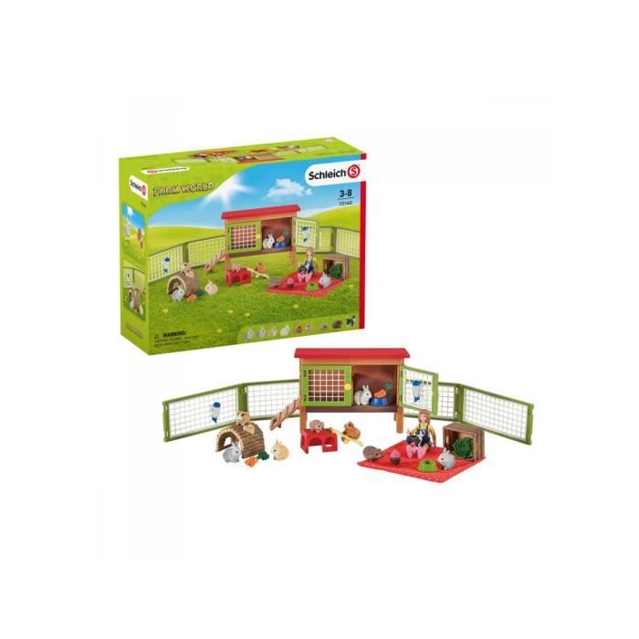 Meilleurs prix pour Jouet - SCHLEICH - Pique-nique avec les petits animaux - Rouge - Tissu - Petit