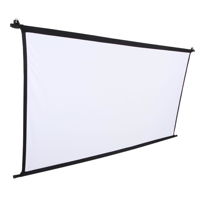 Écran De Projection Portable 84 Pouces - Toile Pliable 4K 16:9, Avant/arrière, Pour Home Cinéma, Jardin, Voyages