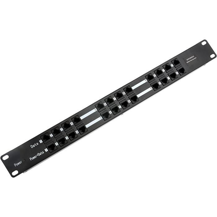 Ubibot Splitter PoE GS1-AETH - Ingresso IEEE 802.3af, Uscita 12V DC 1A Per Telecamere IP, AP, Router Non PoE - 4