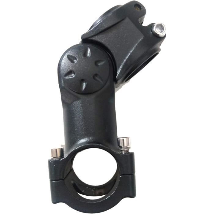 JUPSK Potence Réglable Vélo ±60° 110mm - Adaptateur Extension Fourche VTT Route BMX